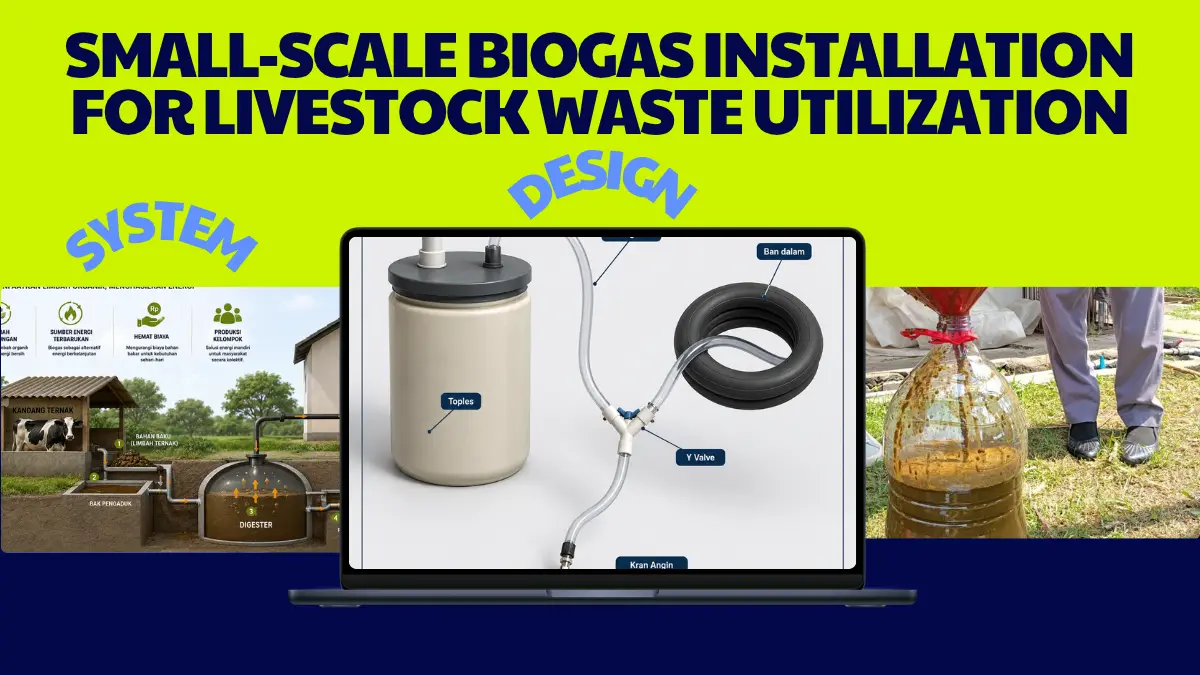 Small-Scale Biogas Installation for Livestock Waste Utilization